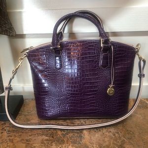 Duxbury Satchel rare purple! Like new inside and out!
